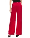 Lapointe Organic Silk Relaxed Pant In Red