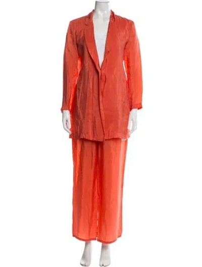 Pre-owned Lapointe Pantsuit In Orange