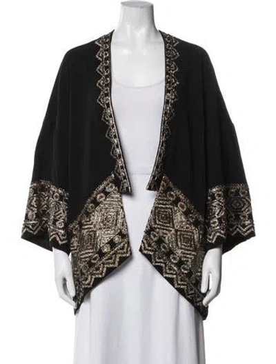 Pre-owned Lapointe Patterned Jacket In Black