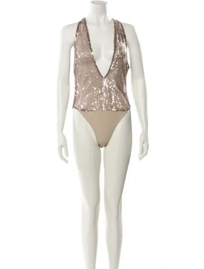 Pre-owned Lapointe Patterned One-piece W/ Tags In Neutral