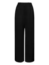 Lapointe Pleated-front Trousers In Black