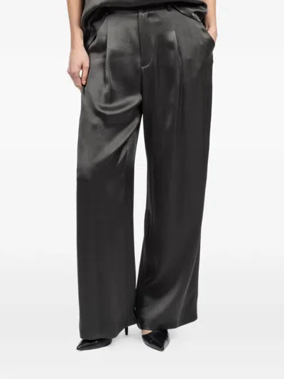 Lapointe Pleated Relaxed Trousers In Black