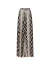 PYTHON-PRINT MESH TROUSERS
