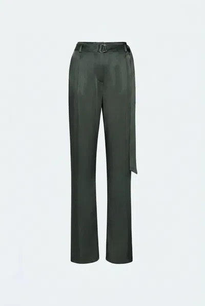 Lapointe Satin Belted Pant In Multi