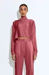 Lapointe Satin Caftan Top
