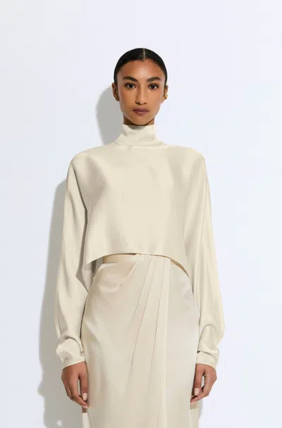 Lapointe Satin Caftan Top