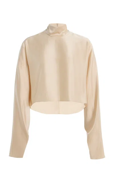 Lapointe Satin Caftan Top