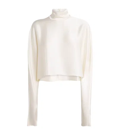 Lapointe Satin Caftan Top