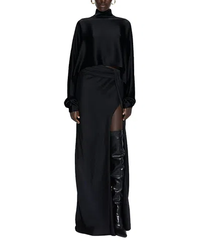 LAPOINTE SATIN CAFTAN TOP