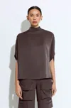 Lapointe Satin Cape Tee