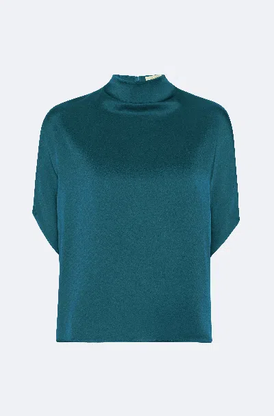 LAPOINTE SATIN CAPE TEE