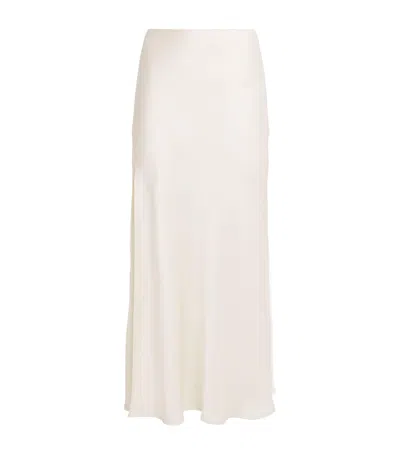 Lapointe Satin Midi Skirt
