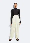 Lapointe Satin Relaxed Pant In Butter