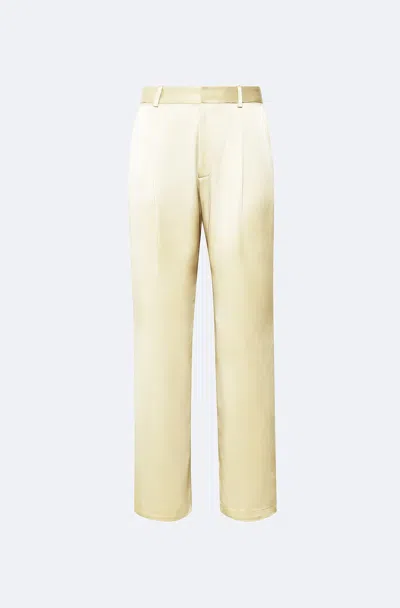 LAPOINTE SATIN TAPERED PLEATED PANT