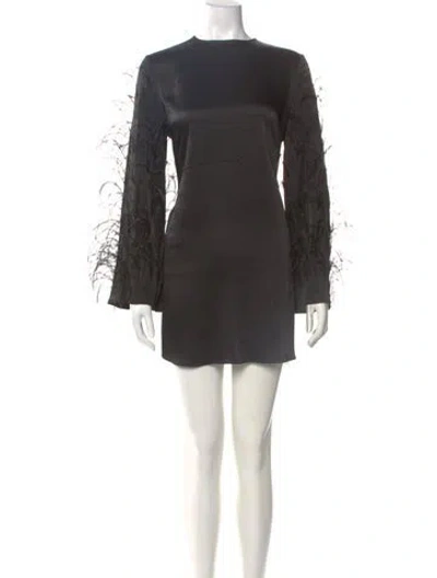 Pre-owned Lapointe Scoop Neck Mini Dress W/ Tags In Black