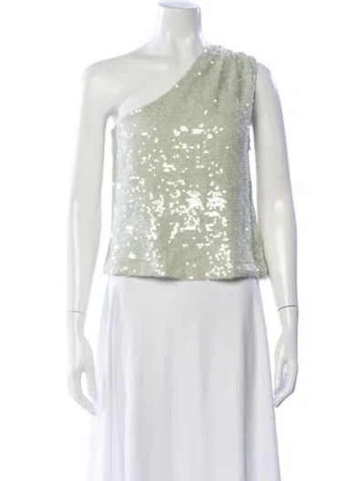 Pre-owned Lapointe Scoop Neck Sleeveless Top In Neutral