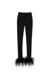 Lapointe Scuba Legging With Feathers In Black