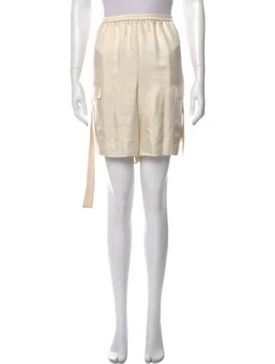 Pre-owned Lapointe Silk Knee-length Shorts In Neutral