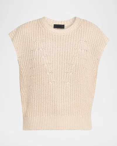 Lapointe Silk Knit Sleeveless Sweater