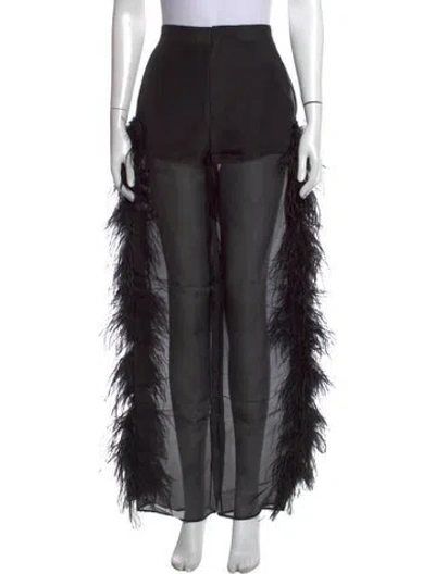 Pre-owned Lapointe Silk Wide Leg Pants W/ Tags In Black