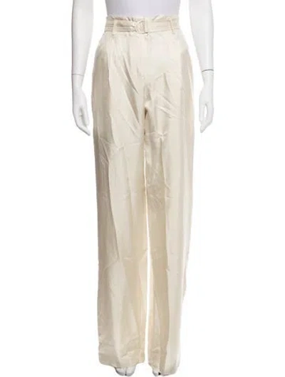Pre-owned Lapointe Silk Wide Leg Pants W/ Tags In Neutral