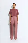 Lapointe Silky Twill Elastic Waist Pant