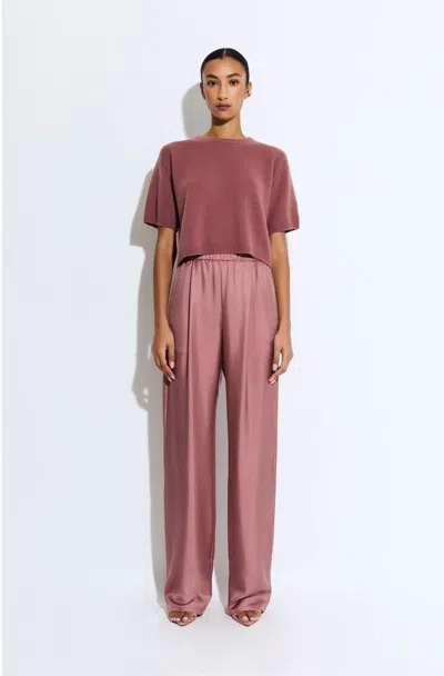 Lapointe Silky Twill Elastic Waist Pant
