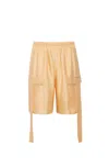 Lapointe Silky Twill Pocket Short In Blonde