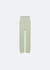 Lapointe Silky Twill Relaxed Pleated Pant In Mint