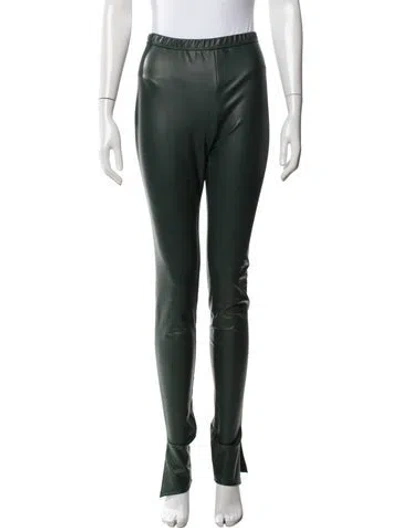 Pre-owned Lapointe Skinny Leg Pants In Green