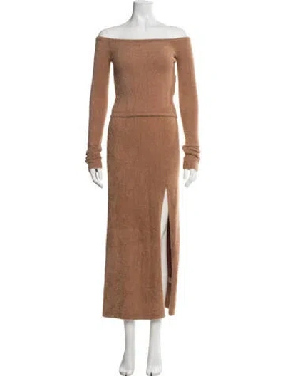 Pre-owned Lapointe Skirt Set In Neutrals