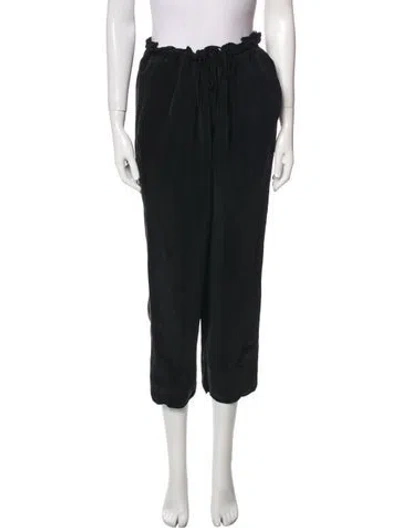 Pre-owned Lapointe Straight Leg Pants In Black