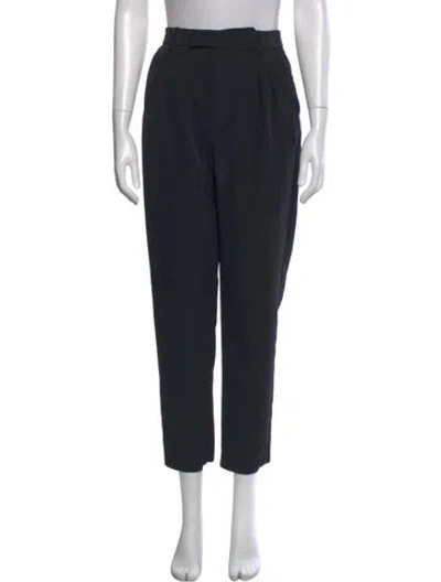 Pre-owned Lapointe Straight Leg Pants In Black