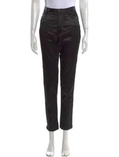 Pre-owned Lapointe Straight Leg Pants In Black