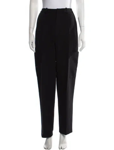 Pre-owned Lapointe Straight Leg Pants In Black