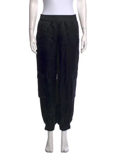Pre-owned Lapointe Straight Leg Pants In Black