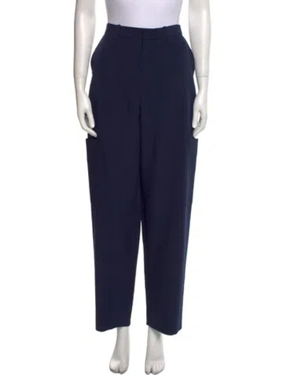 Pre-owned Lapointe Straight Leg Pants In Blue