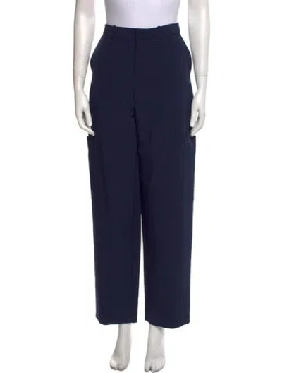 Pre-owned Lapointe Straight Leg Pants In Blue