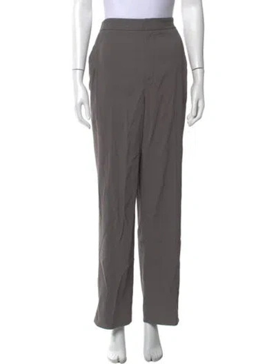 Pre-owned Lapointe Straight Leg Pants In Gray