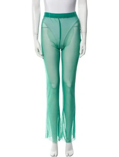 Pre-owned Lapointe Straight Leg Pants In Green