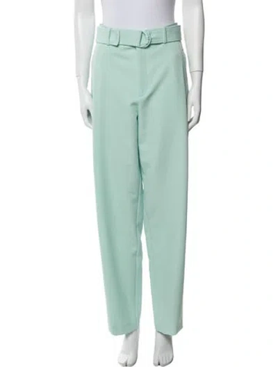 Pre-owned Lapointe Straight Leg Pants In Green