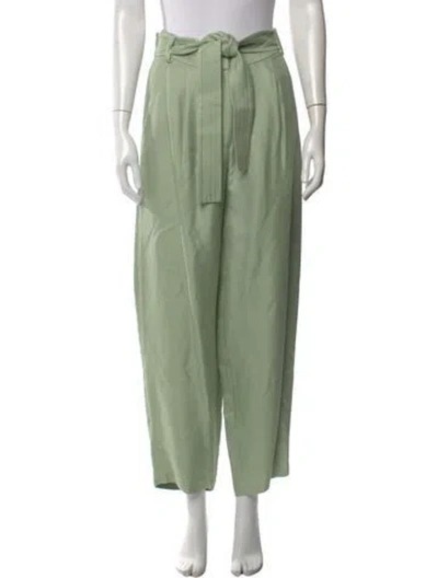 Pre-owned Lapointe Straight Leg Pants In Green