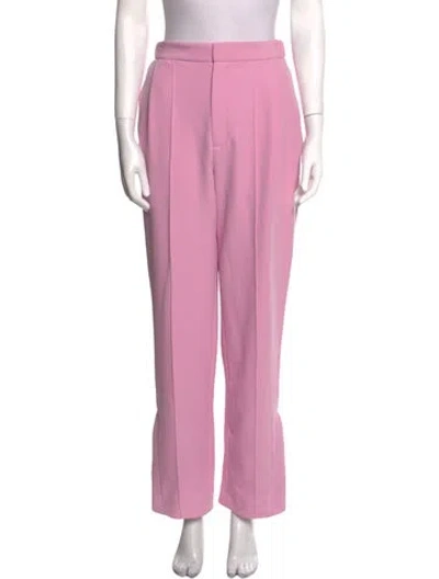 Pre-owned Lapointe Straight Leg Pants In Pink