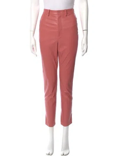 Pre-owned Lapointe Straight Leg Pants In Pink