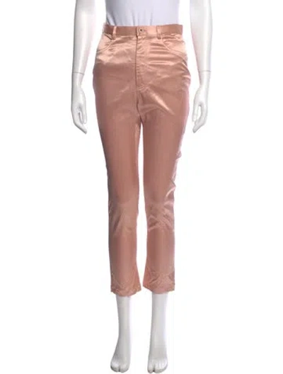 Pre-owned Lapointe Straight Leg Pants In Pink