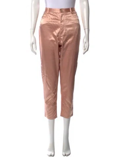 Pre-owned Lapointe Straight Leg Pants In Pink