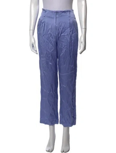Pre-owned Lapointe Straight Leg Pants In Purple