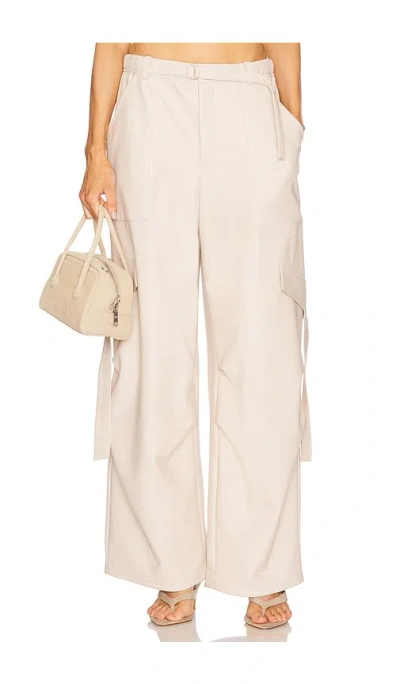 Lapointe Stretch Faux Leather Utility Pocket Pant