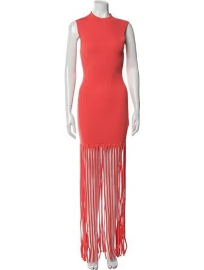 Pre-owned Lapointe Striped Mini Dress W/ Tags In Orange