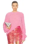 Lapointe Mohair Sweater In Lotus